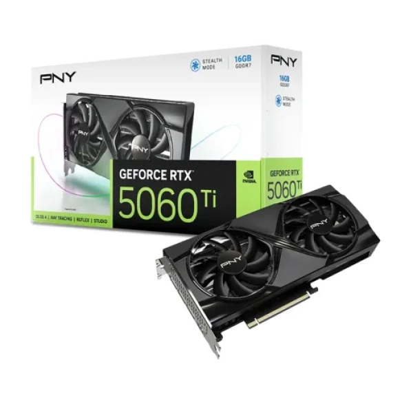 PNY GeForce RTX 5060 Ti 16GB Dual Fan GDDR7 Graphics Card